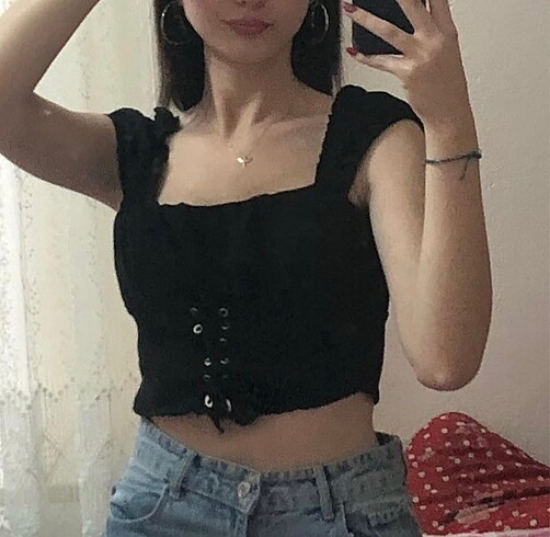 l Beden Önü bağlamalı crop