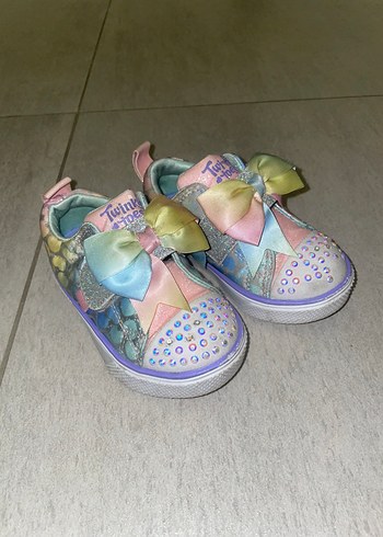 Skechers Kız Çocuk Pastel Renkli Fiyonklu Spor Ayakkabı