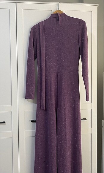 s Beden Suud Collection lila ışıltılı elbise