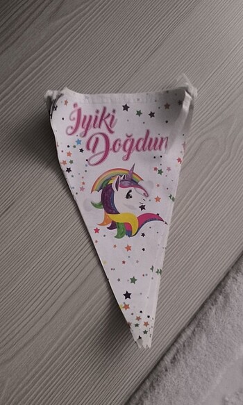 Unicorn iyiki doğdun banner