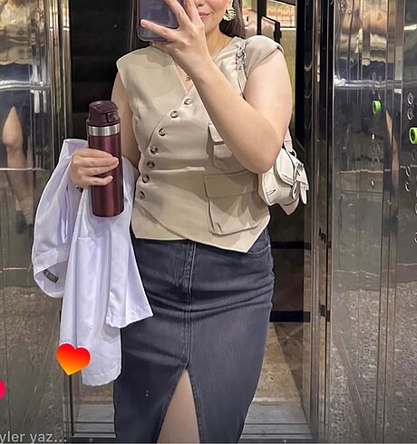 Stradivarius STRADIVARIUS BEJ OMUZ ÇANTASI