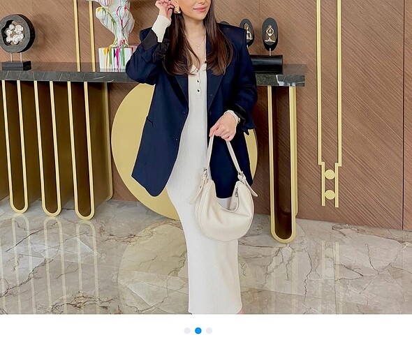 STRADIVARIUS BEJ RENGİ OMUZ ÇANTASI