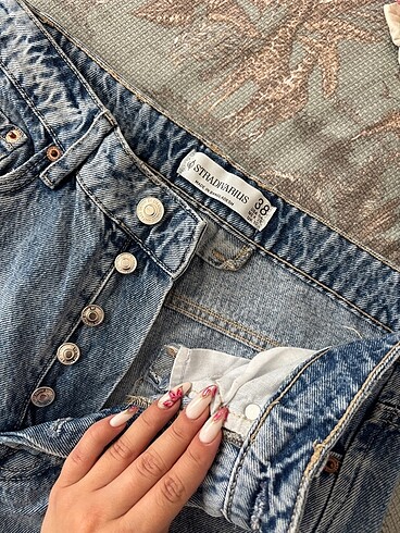 m Beden Stradivarius vintage mom jean