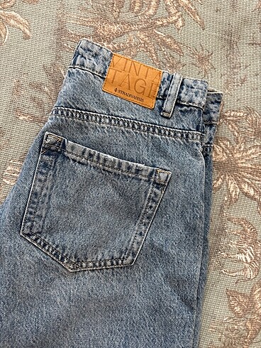m Beden mavi Renk Stradivarius vintage mom jean