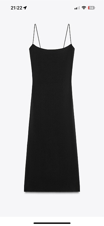 s Beden Zara stretch midi elbise
