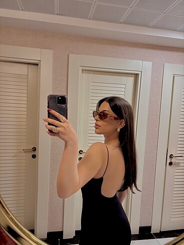 Zara stretch midi elbise