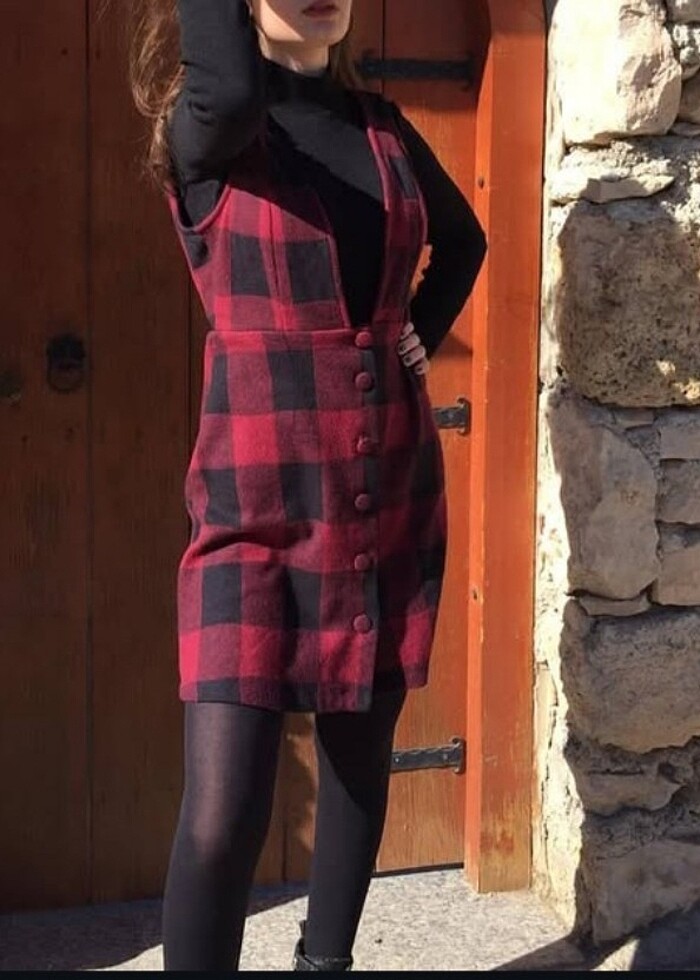 Salopet Elbise - Görsel 4