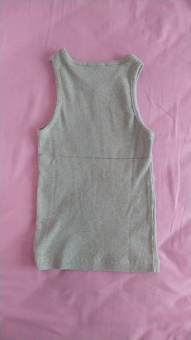 Gri Yüksek Yakalı Kadın Atlet - Görsel 2