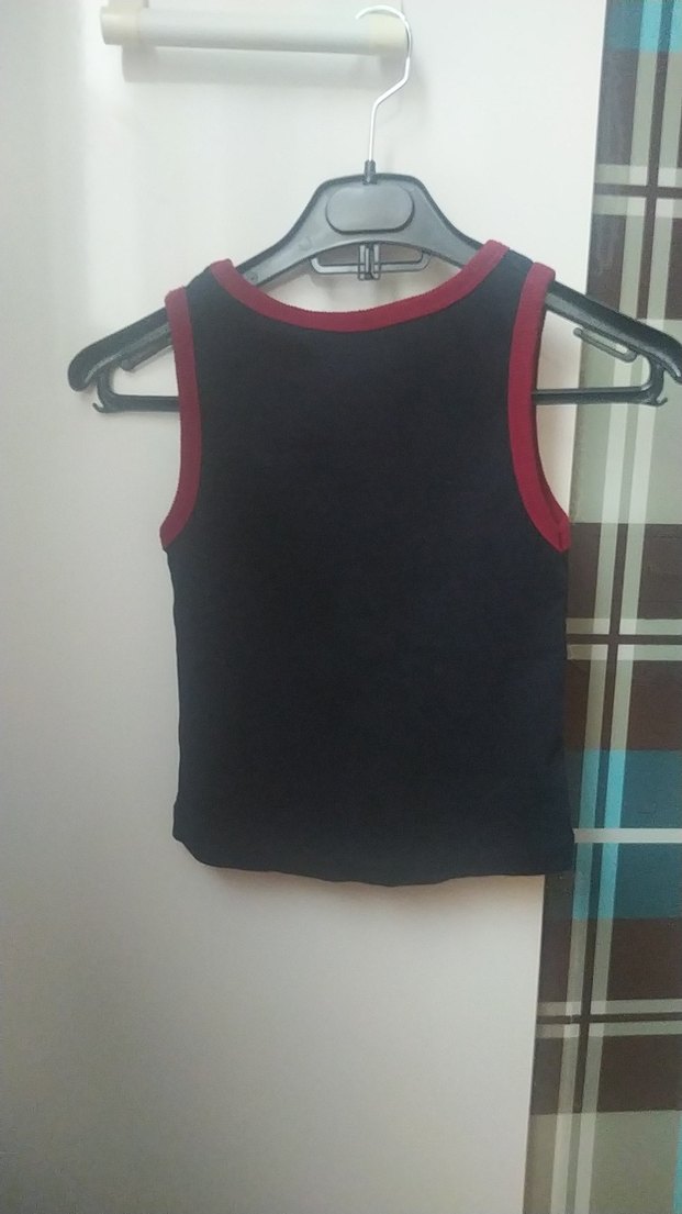 Kız Çocuk Mor Kolsuz Basic Atlet - Görsel 2