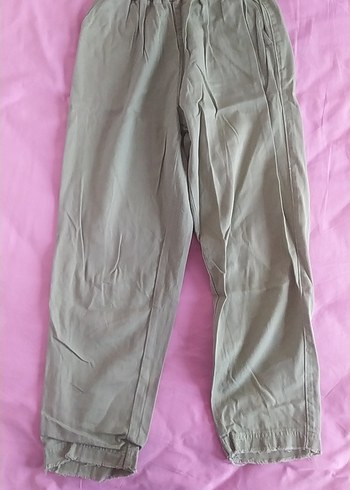 Bej Kadın Rahat Kesim Kumaş Pantolon - Görsel 2