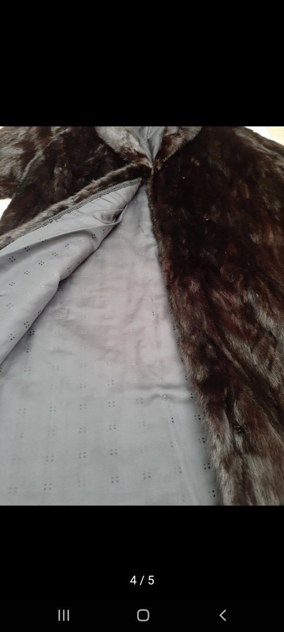 hakiki vizon sırtı kürk - Görsel 4