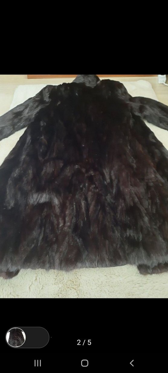 hakiki vizon sırtı kürk - Görsel 2