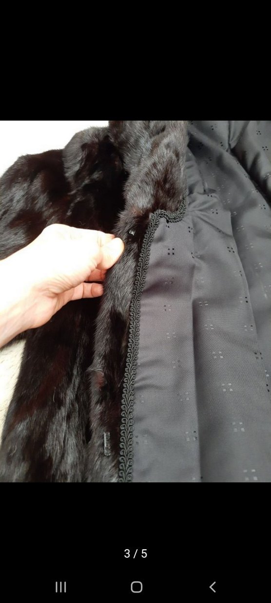 hakiki vizon sırtı kürk - Görsel 3