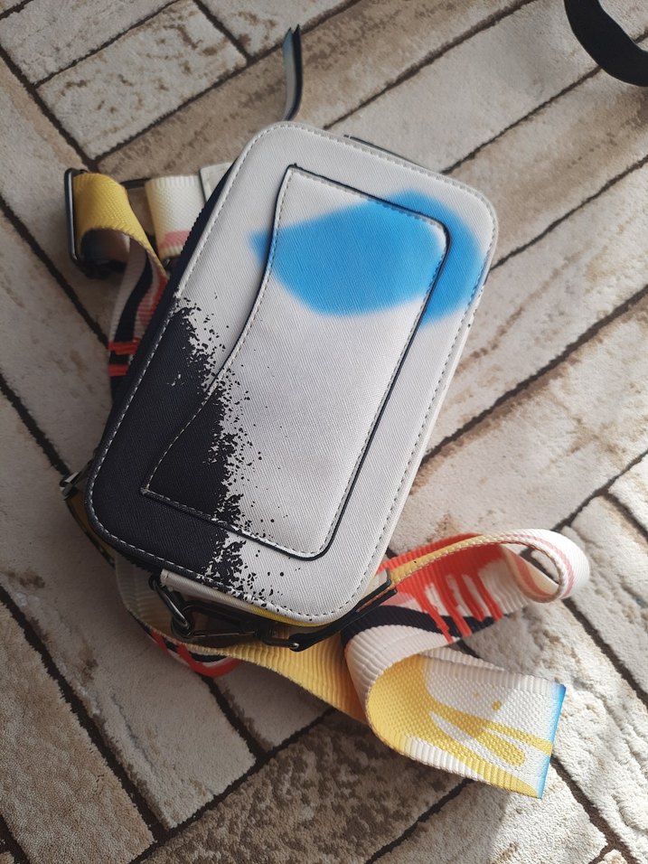 Renkli Bağcıklı Kadın Çapraz Çanta - Görsel 3