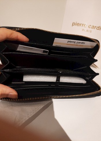 Pierre Cardin Siyah Deri Kadın Cüzdan - Görsel 4