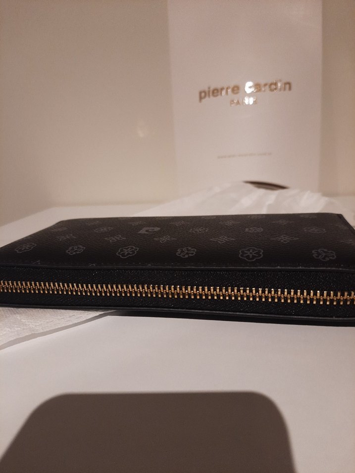 Pierre Cardin Siyah Deri Kadın Cüzdan - Görsel 2