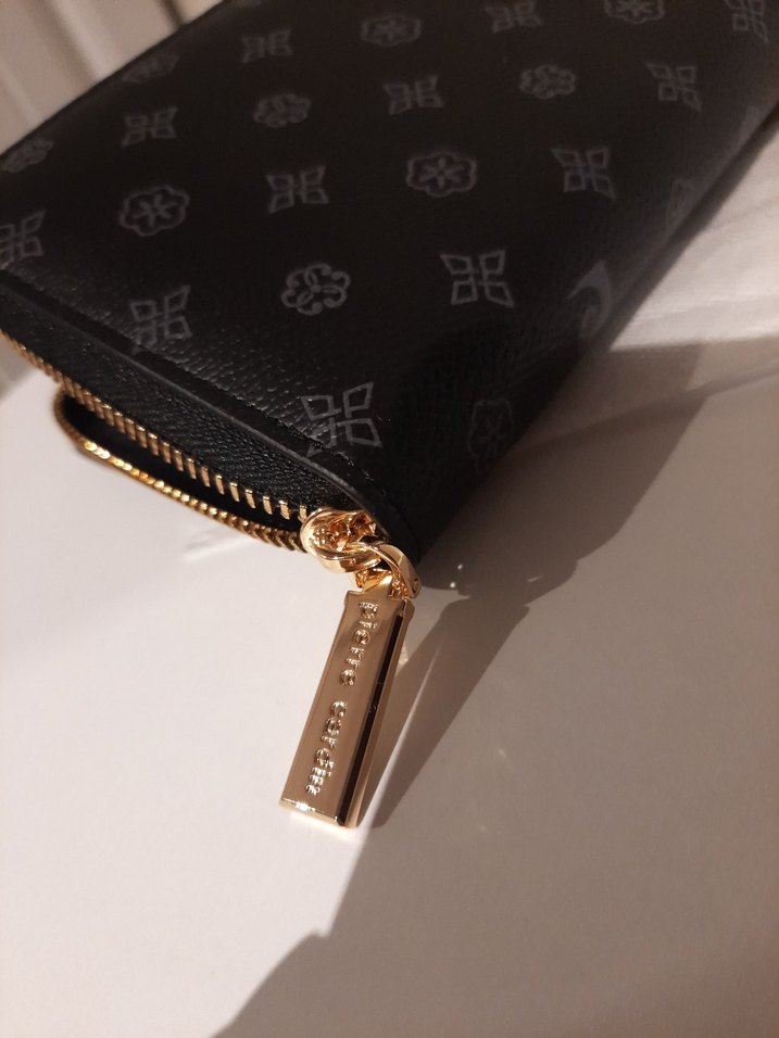 Pierre Cardin Siyah Deri Kadın Cüzdan - Görsel 5