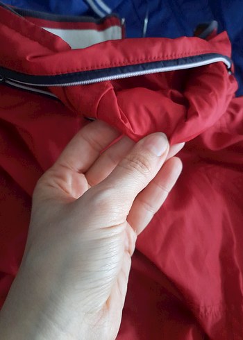 Kırmızı Fermuarlı Erkek Ceket - Görsel 6