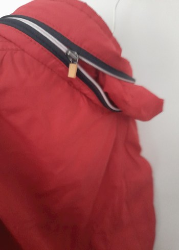 Kırmızı Fermuarlı Erkek Ceket - Görsel 7