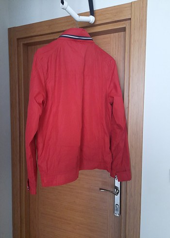 Kırmızı Fermuarlı Erkek Ceket - Görsel 3