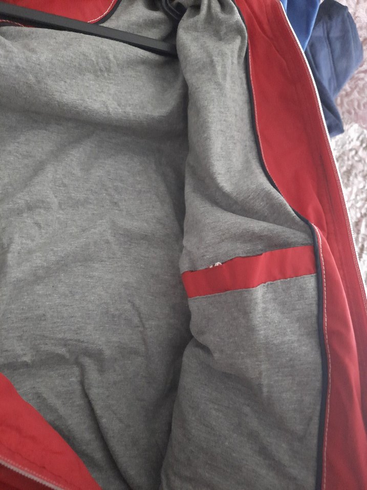 Kırmızı Fermuarlı Erkek Ceket - Görsel 4