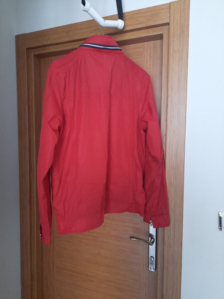 Kırmızı Fermuarlı Erkek Ceket - Görsel 3