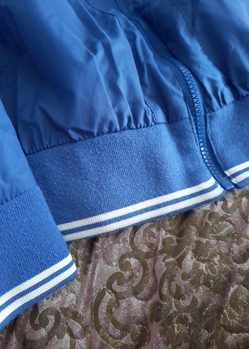 Mavi Erkek Spor Rüzgarlık Fermuarlı - Görsel 4