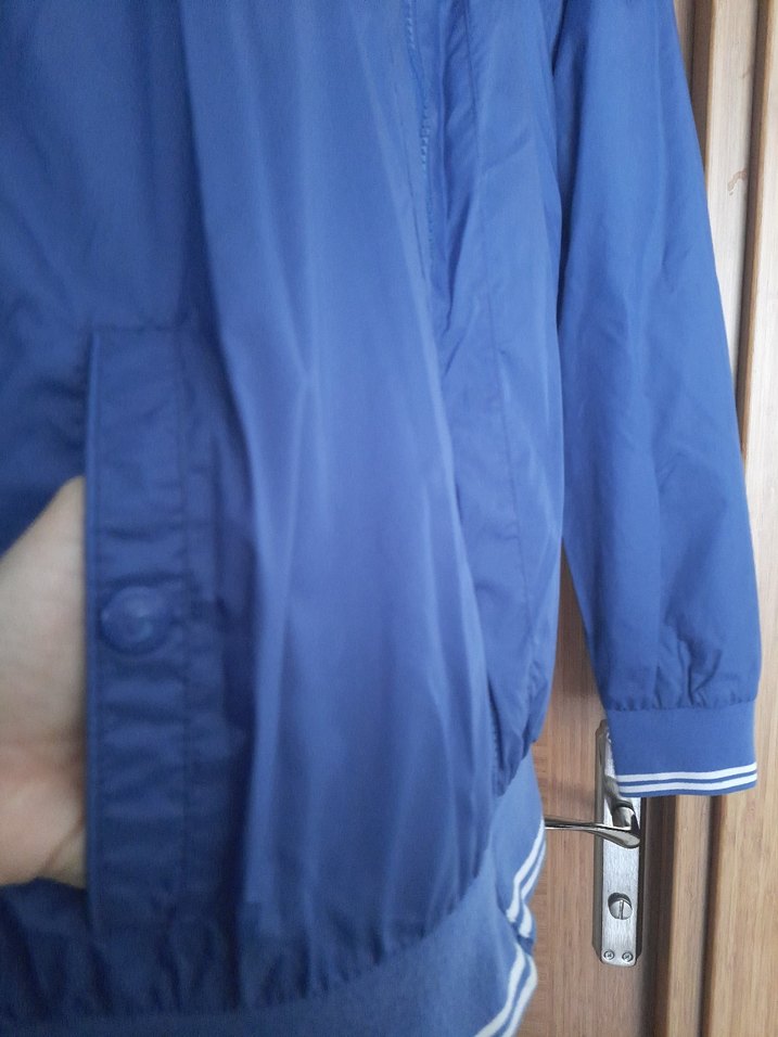 Mavi Erkek Spor Rüzgarlık Fermuarlı - Görsel 2