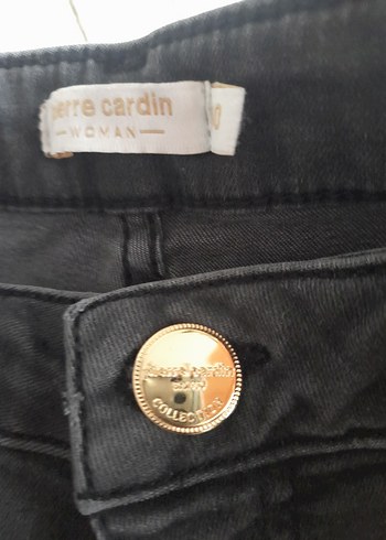 Gri Kadın Denim Normal Kesim likralı Pantolon - Görsel 2