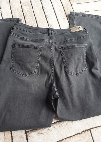 Gri Kadın Denim Normal Kesim likralı Pantolon - Görsel 6