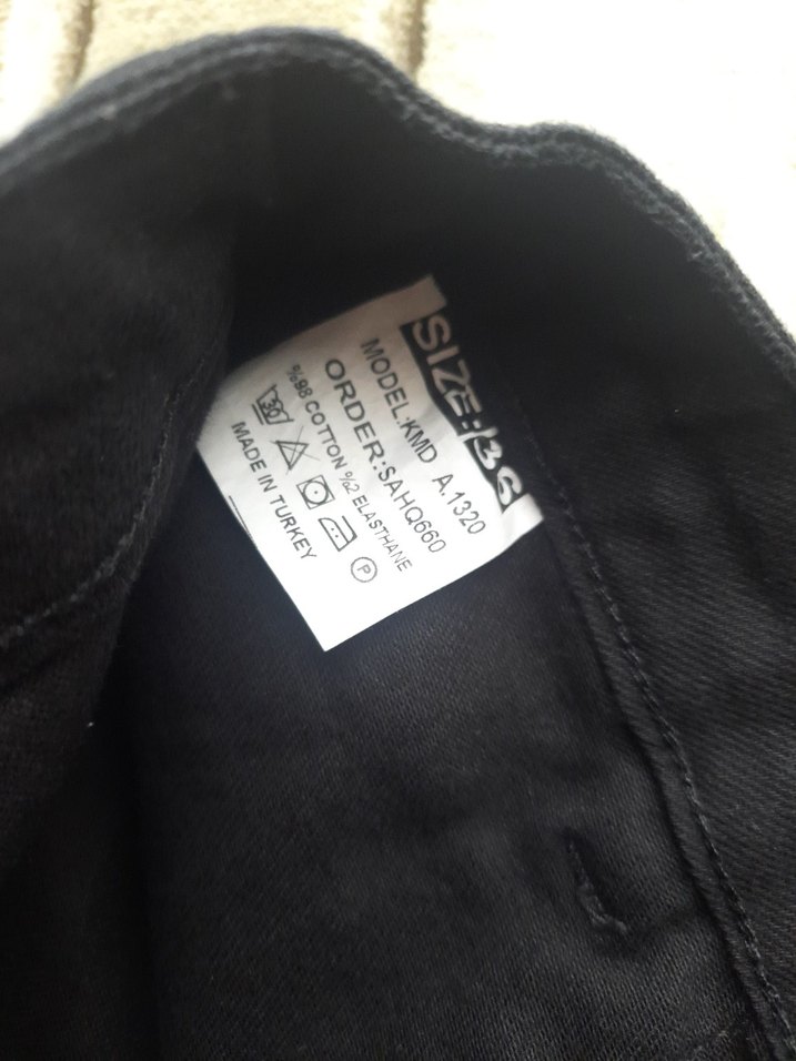 Siyah Kemerli Rahat Kesim Kadın Kargo Pantolon - Görsel 3