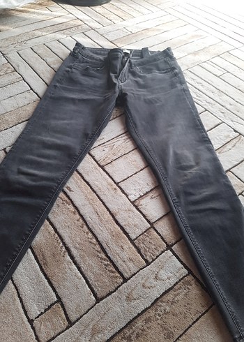 Gri zara Kadın Denim Pantolon