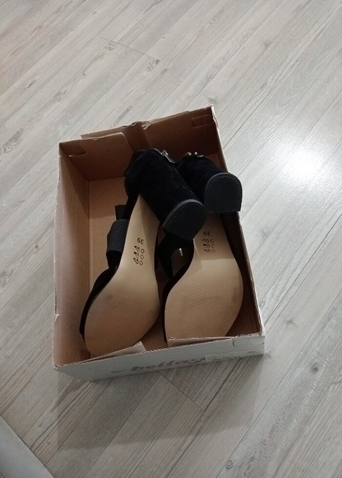 Hiç kullanilmadi Sıfır platform topuklu - Görsel 5