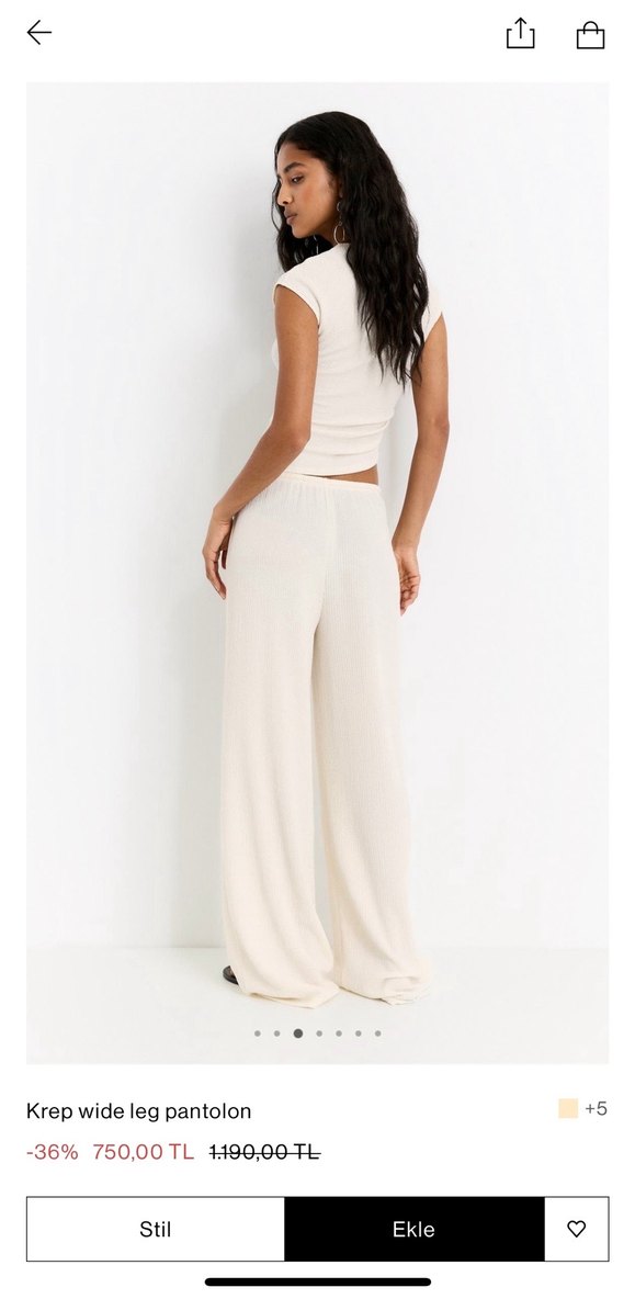 PULL AND BEAR PANTOLON — görsel 2/3