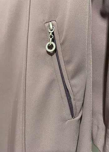 Düğmeli Uzun Kadın Trençkot - Görsel 4