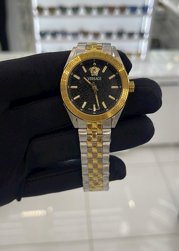 Versace çelik bayan saat