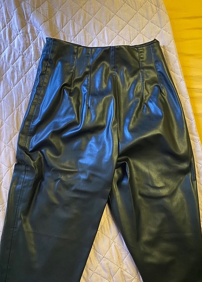 Zara Deri Pantolon - Görsel 4