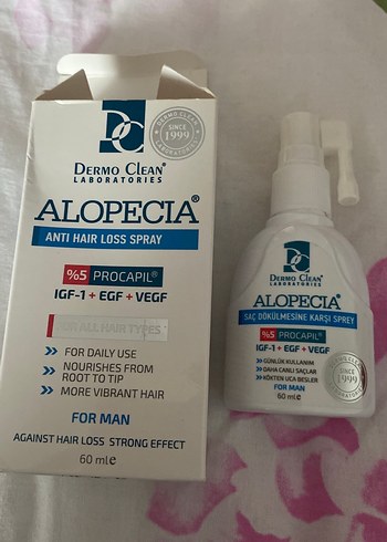 Dermo Clean Alopecia Saç Dökülmesine Karşı Sprey 60 ml - Görsel 3