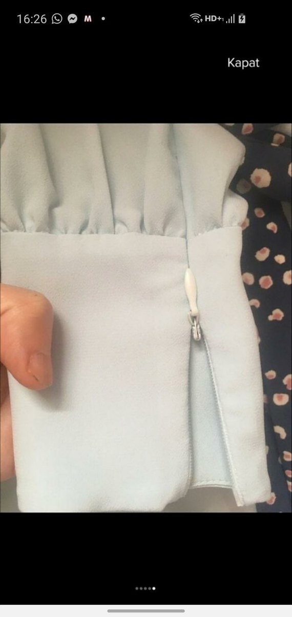 Doque Bebek Mavisi Uzun Elbise - Görsel 3