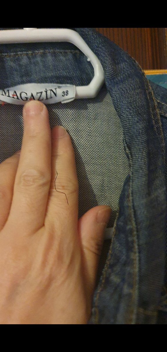 iKadın Uzun Denim Ceket - Görsel 2