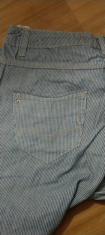 36 Beden mavi Renk Jean bol kot pantolon