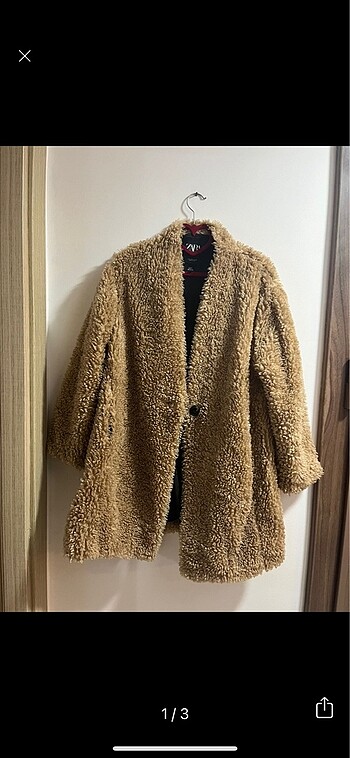 Zara peluş kaban