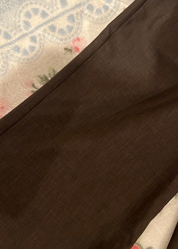 Kahverengi Kadın Kumaş Pantolon - Görsel 3