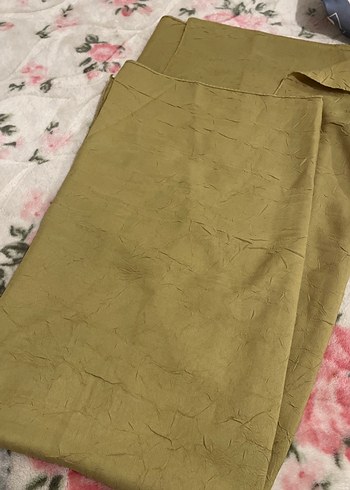 Kadın yağ yeşili şal - Görsel 2