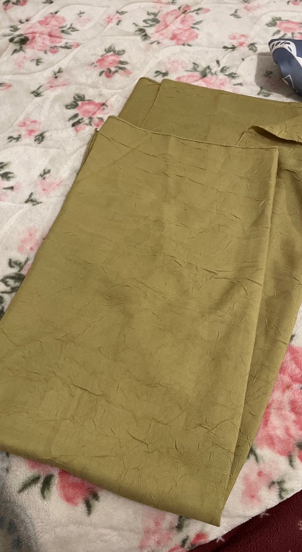 Kadın yağ yeşili şal - Görsel 2