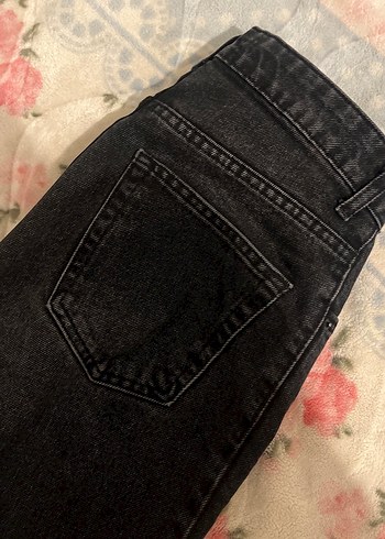 siyah Kadın Denim Kot Pantolon - Görsel 5