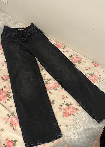 siyah Kadın Denim Kot Pantolon - Görsel 2