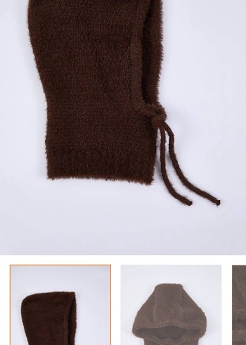 Kahverengi balaklava - Görsel 2