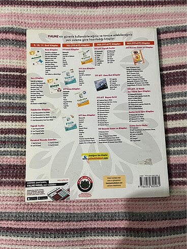 10. Sınıf konu anlatımlı palme kimya kitabı