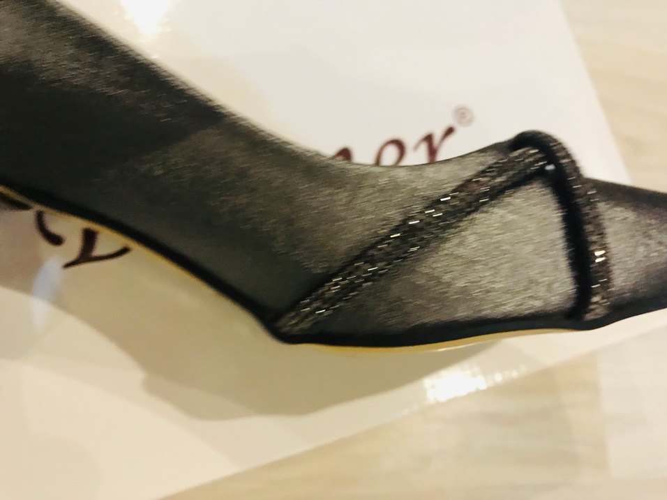 Gri Yılan Desenli Stiletto - Görsel 3